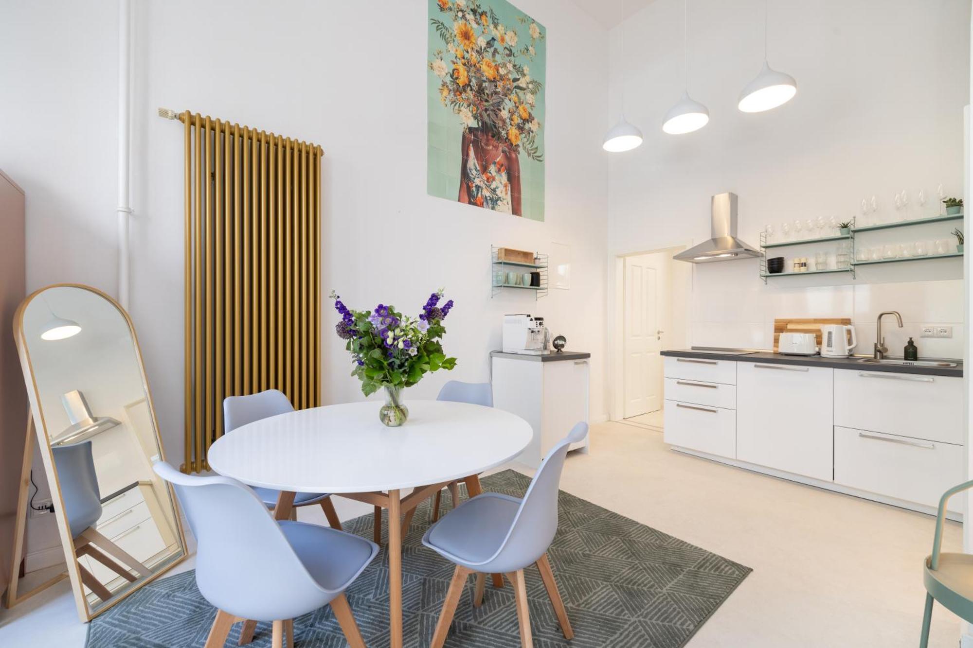 Great 2-Room Loft With 2 Bathrooms And 2 Kitchen 柏林 外观 照片