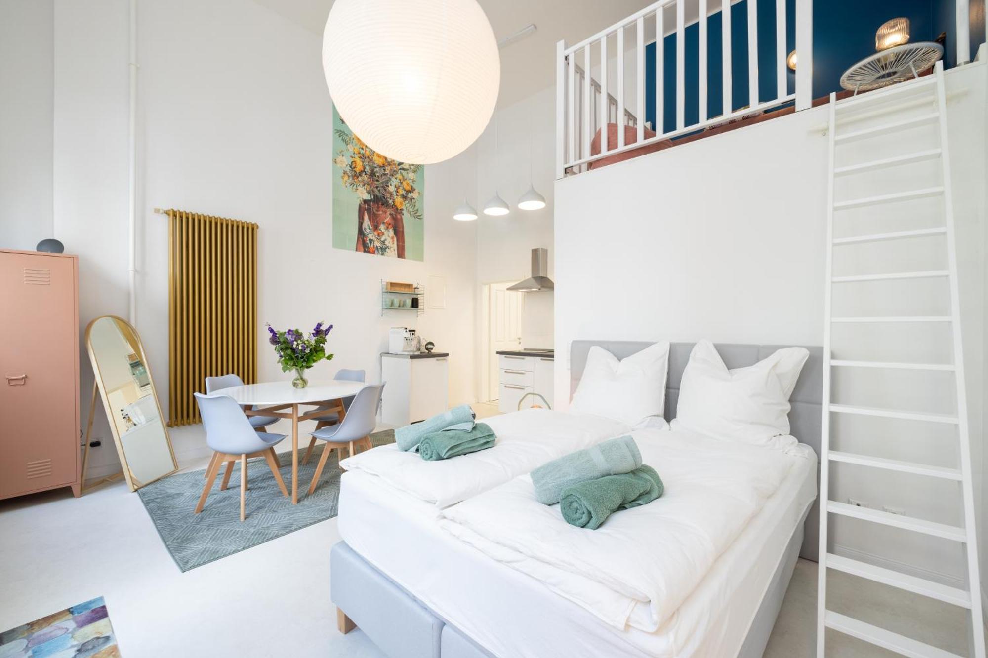 Great 2-Room Loft With 2 Bathrooms And 2 Kitchen 柏林 外观 照片