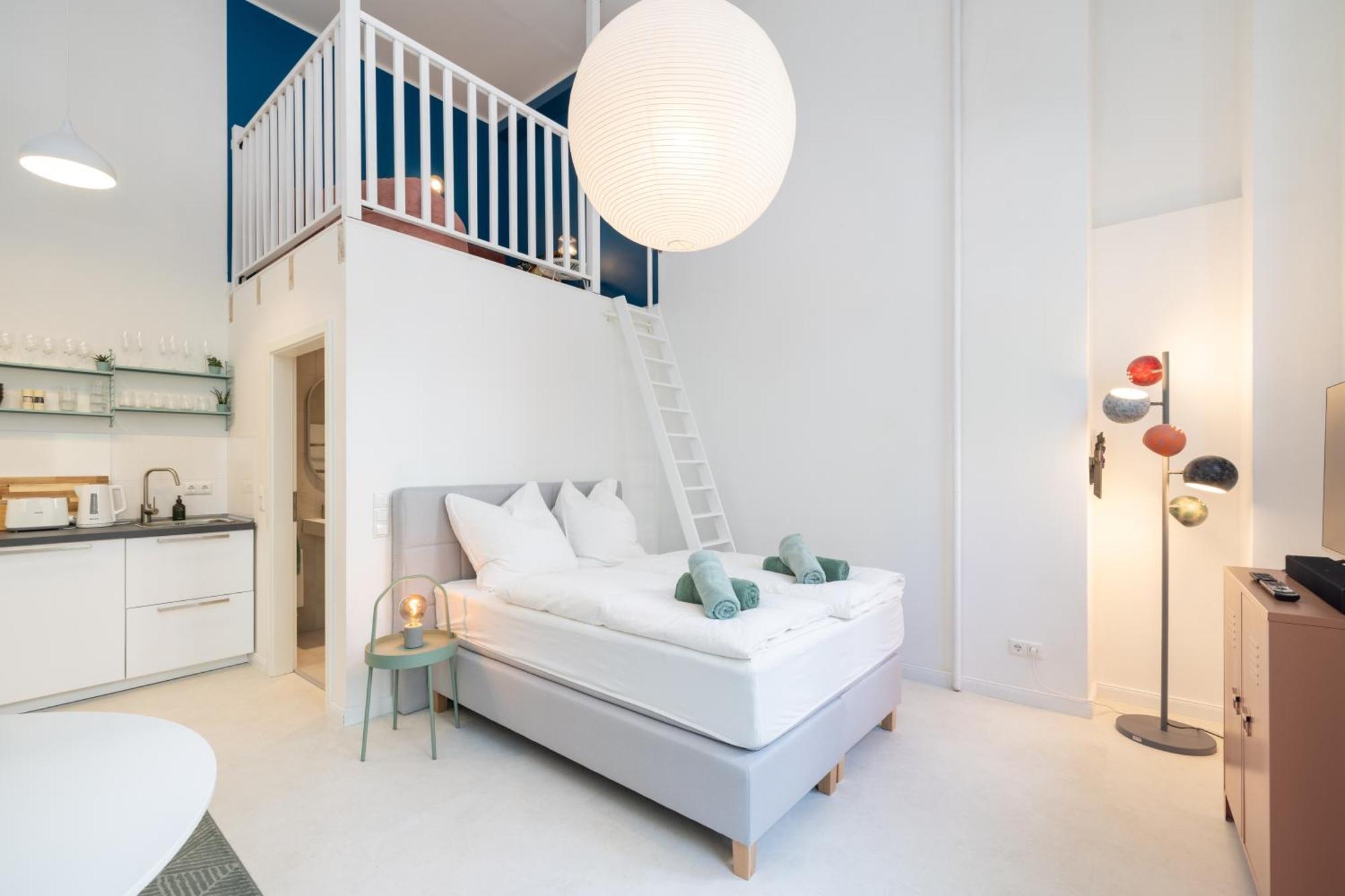 Great 2-Room Loft With 2 Bathrooms And 2 Kitchen 柏林 外观 照片