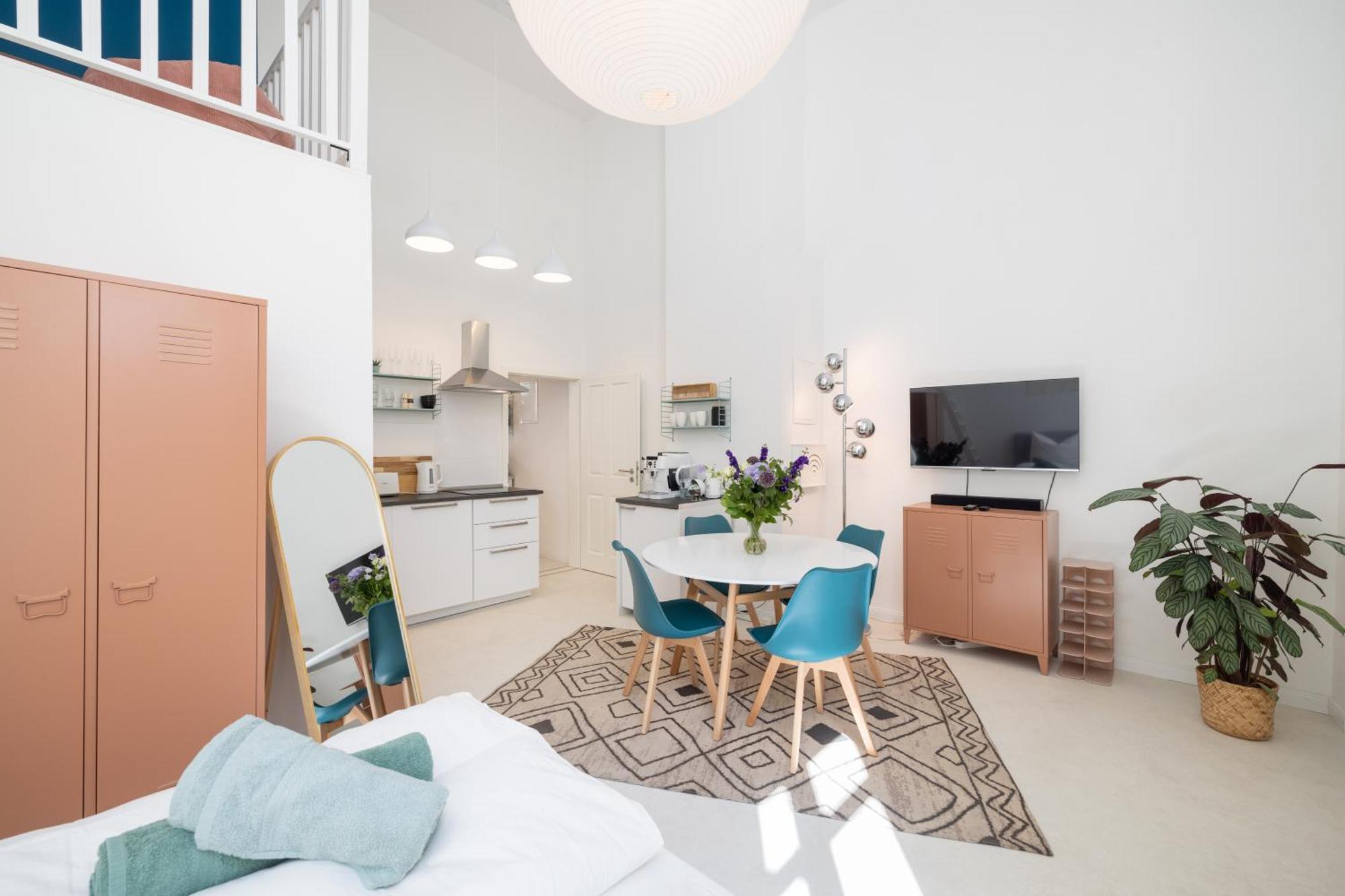 Great 2-Room Loft With 2 Bathrooms And 2 Kitchen 柏林 外观 照片
