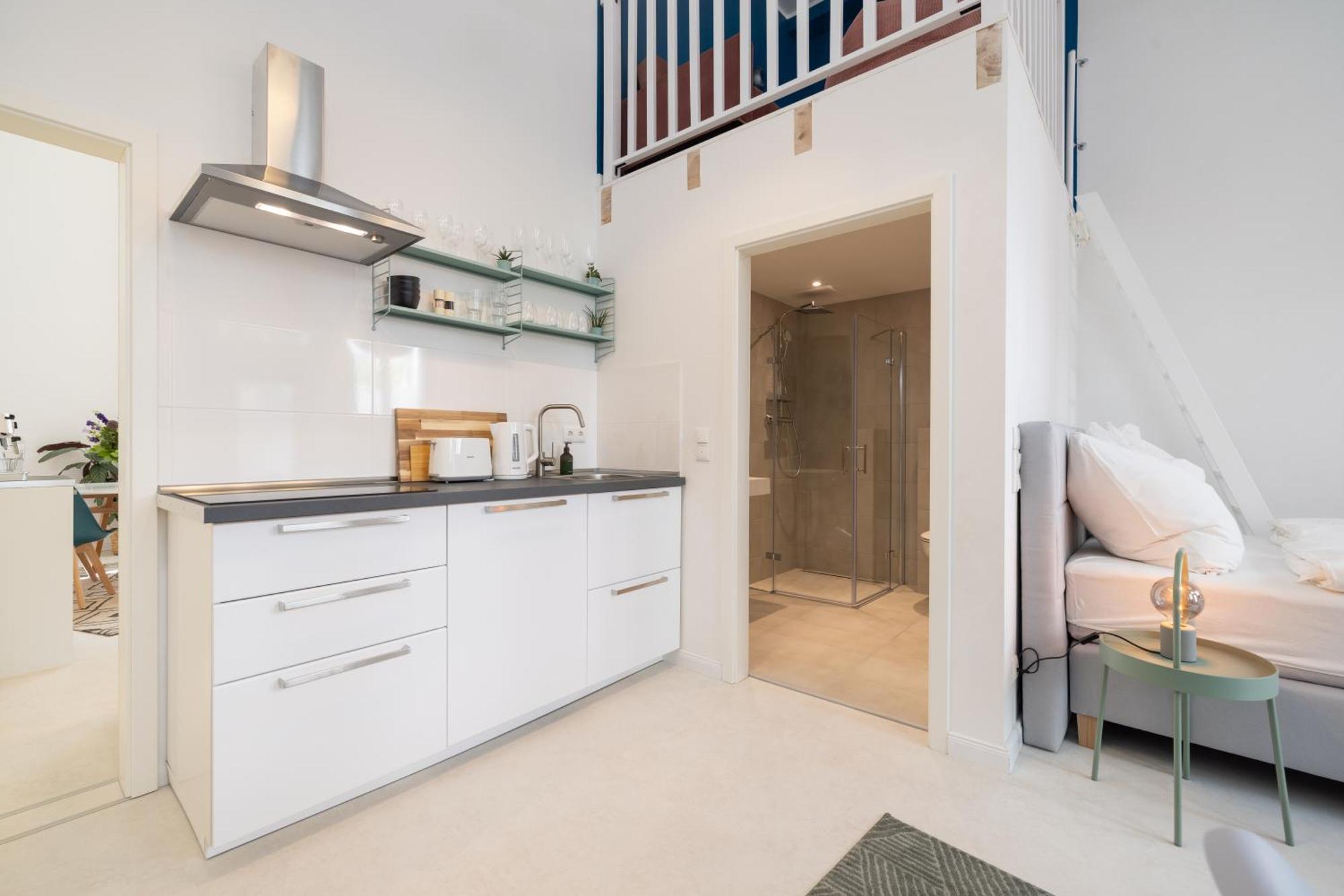 Great 2-Room Loft With 2 Bathrooms And 2 Kitchen 柏林 外观 照片